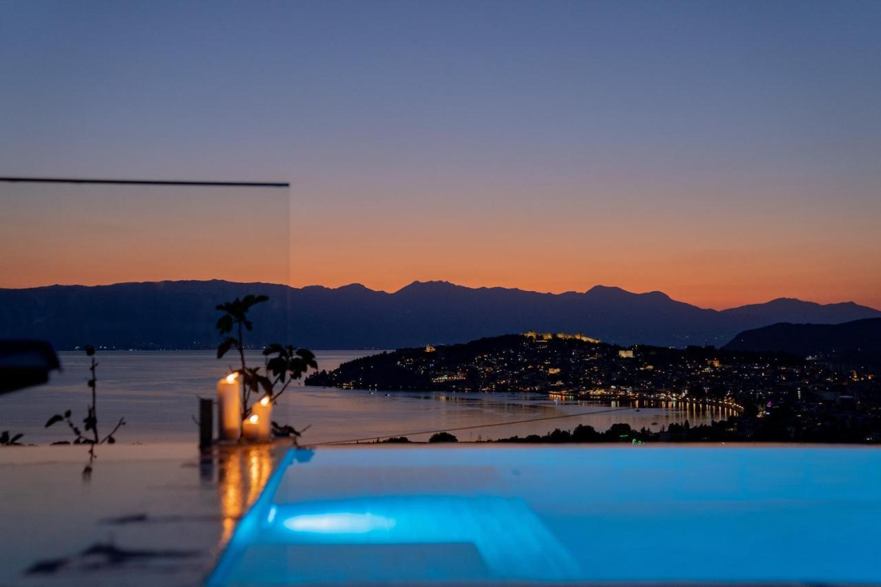 Casa Farmak - 4 Bedroom Lux Apartment With Infinity Pool & Lake View Охрид Экстерьер фото