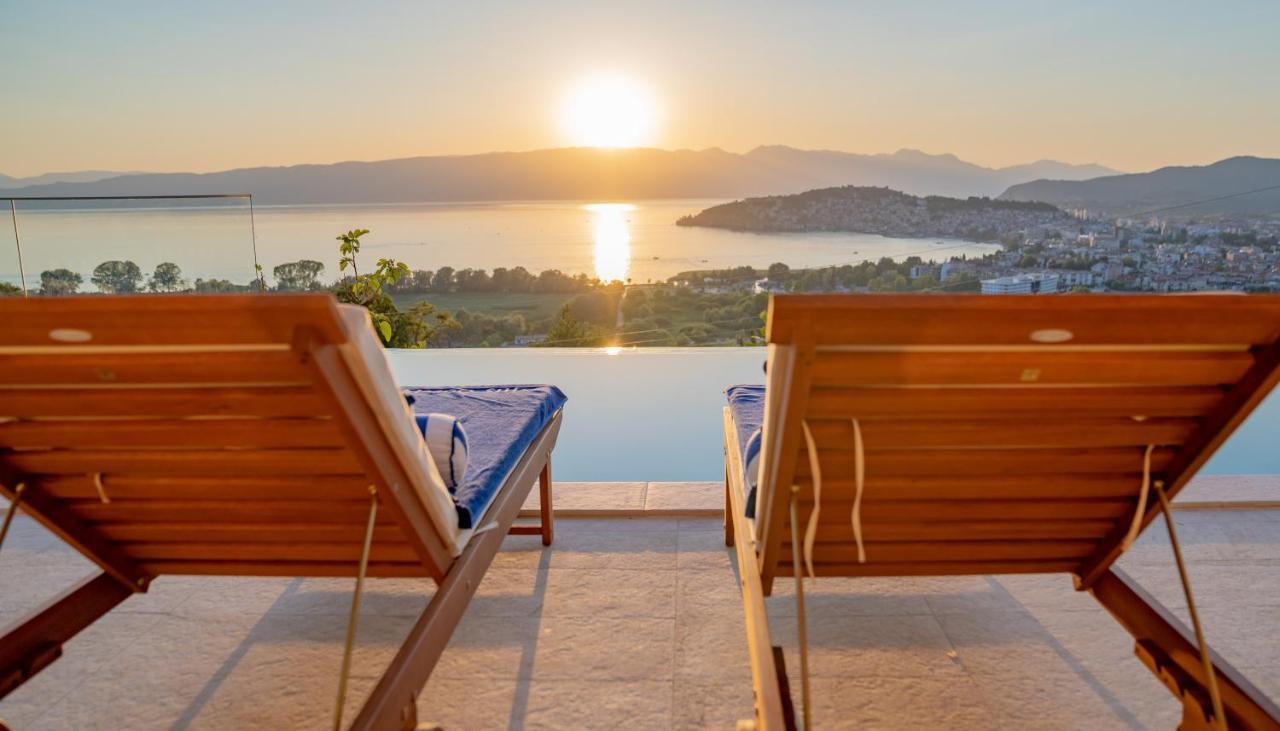 Casa Farmak - 4 Bedroom Lux Apartment With Infinity Pool & Lake View Охрид Экстерьер фото